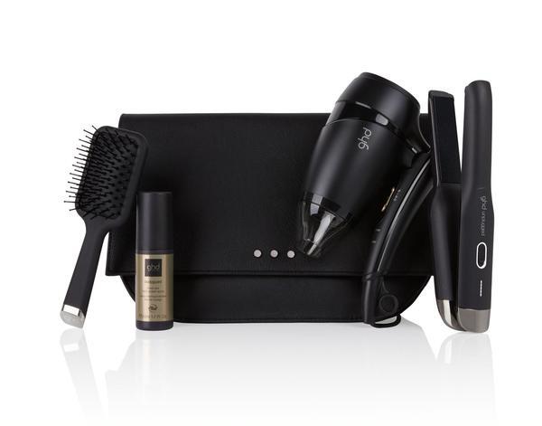 ghd On The Go Ultimate Travel Gift Set Unplugged Cordless Styler Flight Hair Dryer