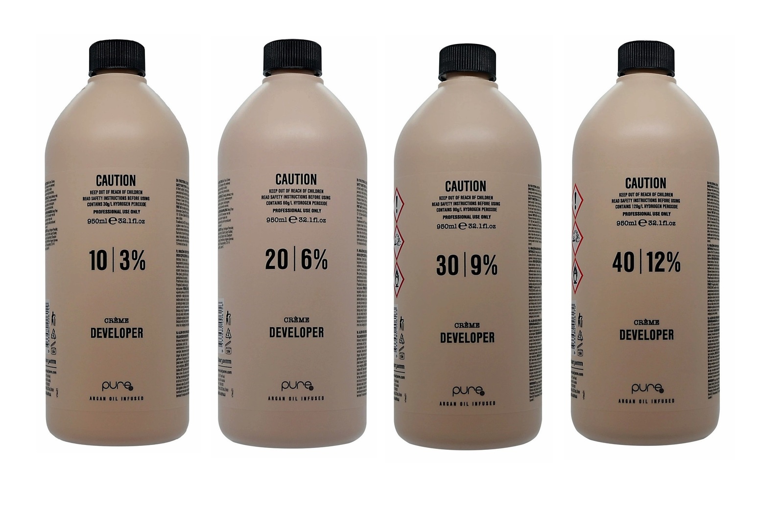 Pure Creme Color Developer Infused With Argan Oil 950ml