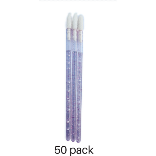 Disposable Pink LIP Applicators Brush 50 pack