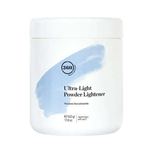 360 Professional Ultra Light Blue Powder Lightener Bleach 500g
