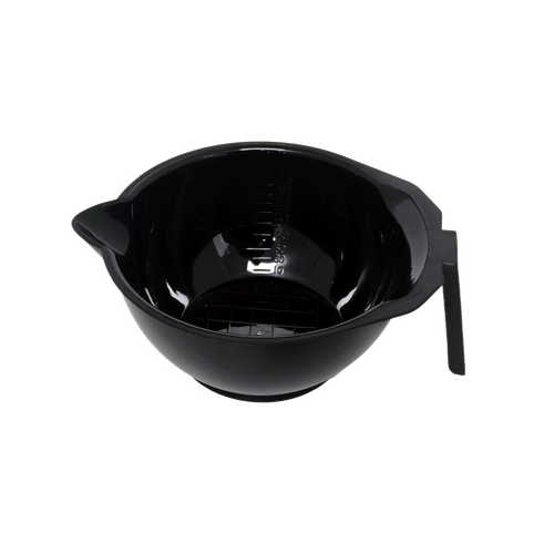 Professional Black Tint Colour Mixing Bowl With Handle