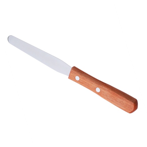 Stainless Steel and Wooden Handle Waxing Application Spatula