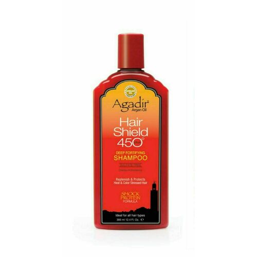 Agadir Argan Oil Hair Heat Shield 450 Plus Shampoo 366ml Protects & Repair Hair