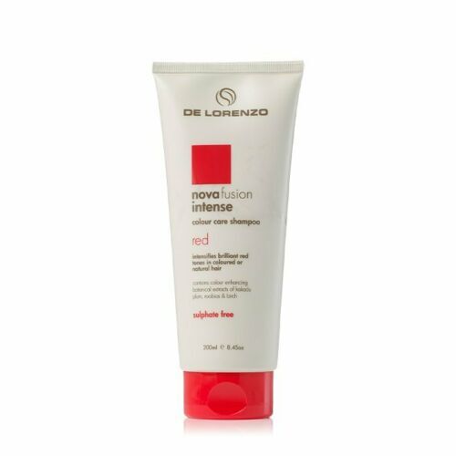 De Lorenzo Nova Fusion Intense Red Colour Shampoo 200ml DeLorenzo