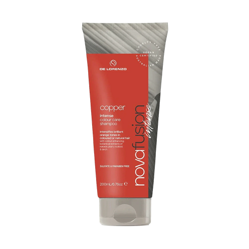 De Lorenzo Novafusion Intense Copper Colour Care Shampoo 200ml DeLorenzo