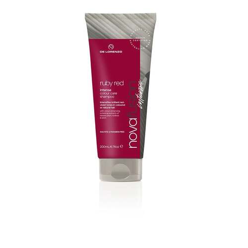 De Lorenzo Nova Fusion Intense Ruby Red Colour Shampoo 200ml DeLorenzo