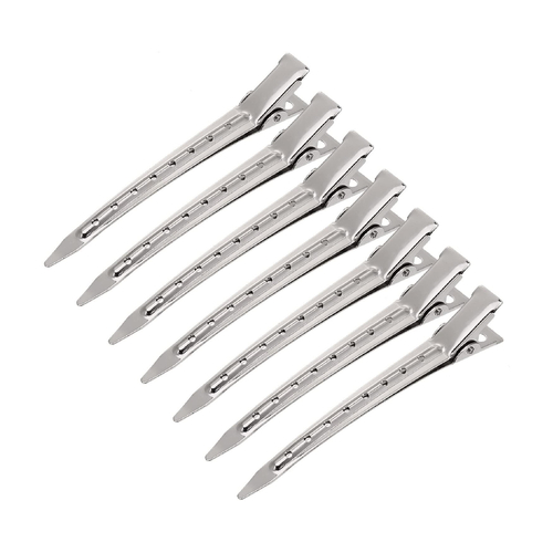 Professional Metal Duckbill Clips - 12 Pack