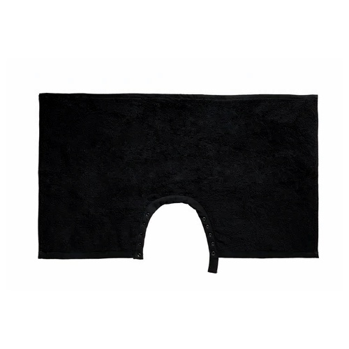  Premiun Rounded Adjustable Salon Towel 5pk - Snap Adjustable Snap Closure - Anti Bacterial - Bleach Safe - 100% Cotton