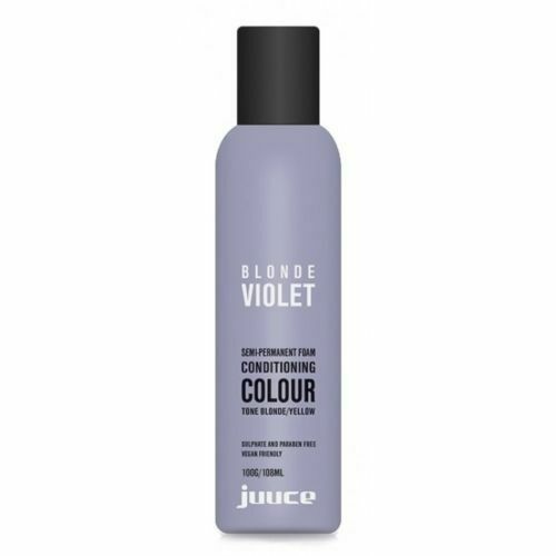Juuce Blonde Violet Semi-Permanent Conditioning Foam 100g Colour Toning Mousse