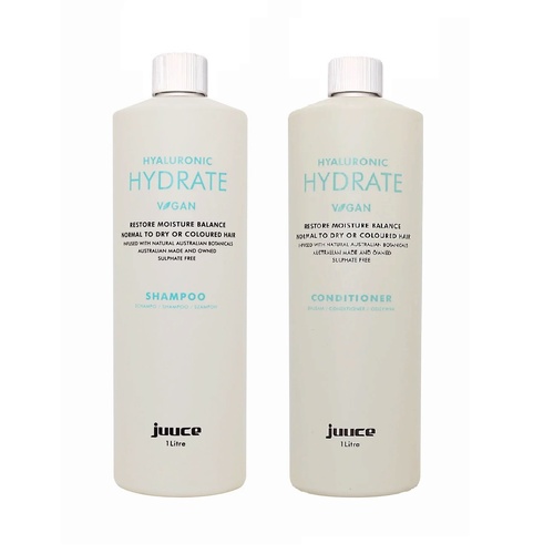 Juuce Hyaluronic Hydrate Shampoo & Conditioner 1000ml / 1 Litre