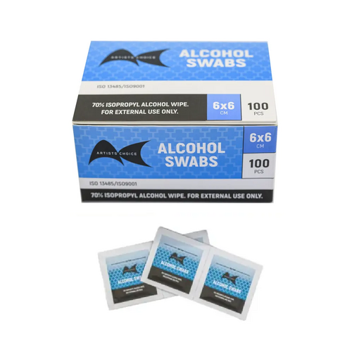 Artists Choice 70% Isopropyl Alcohol Swabs - 100 pack