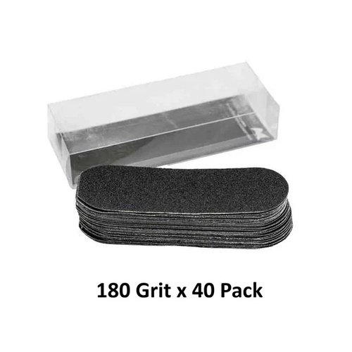 Artists Choice Pedicure Foot File Replaceable Pads 40 Pack - 180 Grit
