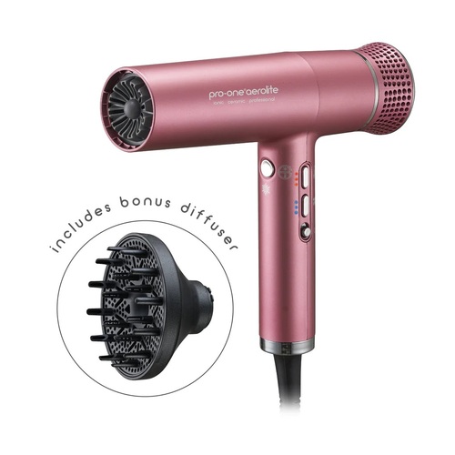 Pro-One Aerolite Professional Hairdryer - Blush