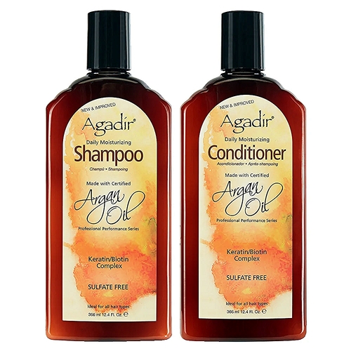 Agadir Argan Oil Daily Moisturizing Shampoo & Conditioner 366ml Duo