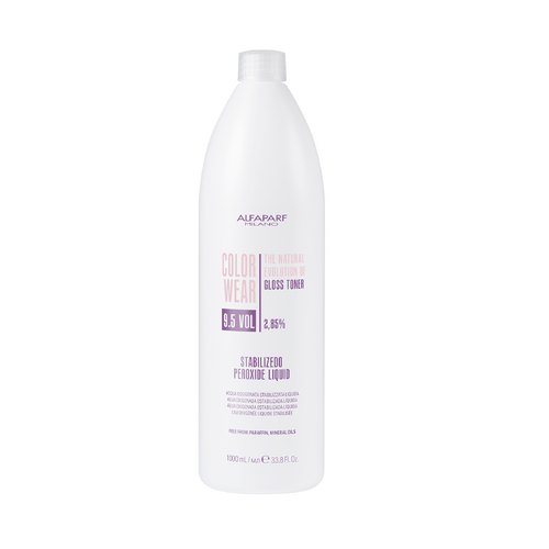 Alfaparf Color Wear Gloss Toner 9.5 Vol Stabilized Peroxide Liquid 1000ml