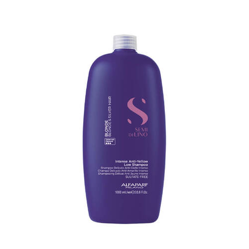 ALFAPARF SEMI DI LINO BLONDE INTENSE ANTI-YELLOW LOW SHAMPOO 1000ml / 1 Litre