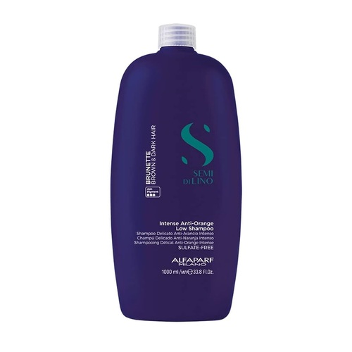 ALFAPARF MILANO SEMI DI LINO BRUNETTE ANTI-ORANGE LOW SHAMPOO 1000ml
