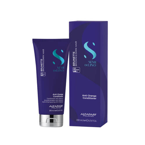 ALFAPARF MILANO SEMI DI LINO BRUNETTE ANTI-ORANGE CONDITIONER 200mL