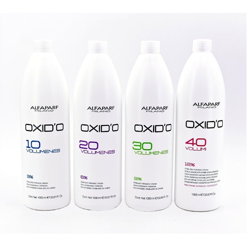 Alfaparf Milano OXID'O Cream Developer Peroxide 1000ml / 1 Litre