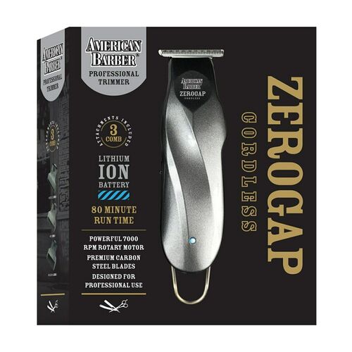 American Barber Zerogap Professional Hairdresser Hair Trimmer clipper - Grey