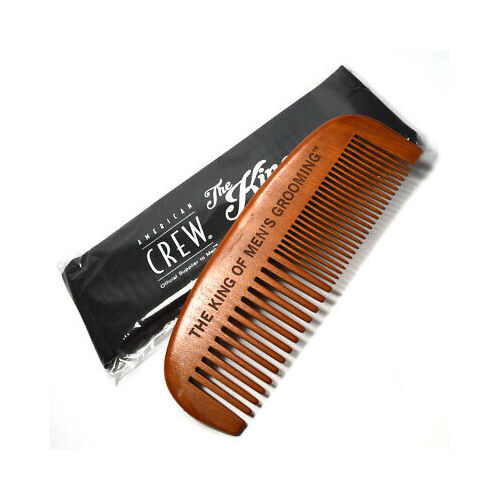 American Crew - The King - Wooden Comb & Pouch