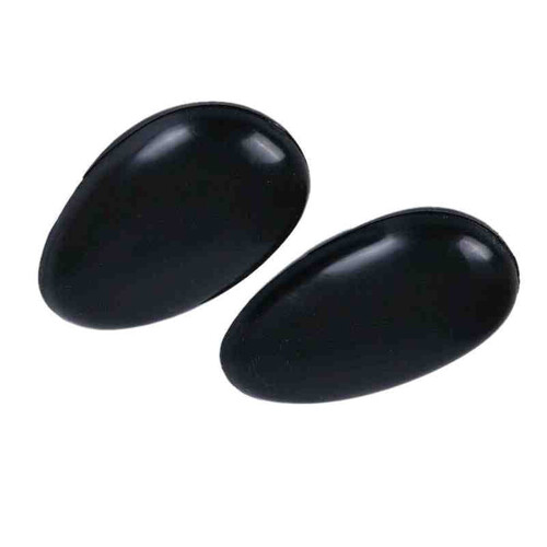 AMW Black Plastic Ear Protectors 2 pack 