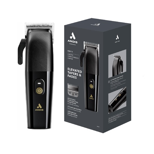 Andis Professional Envy II Cordless Lithium-ion Clipper - Black