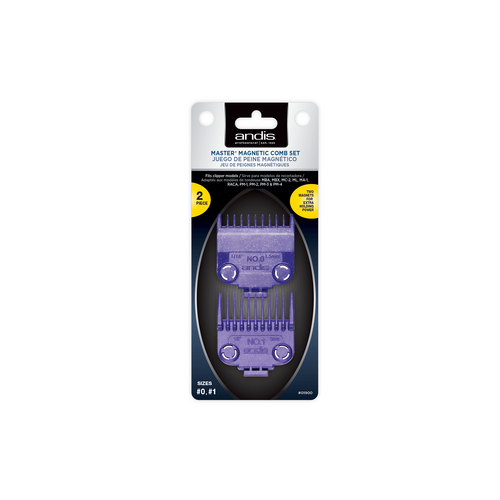 Andis MASTER MAGNETIC 2pcs Clipper Attachment Comb Guide Set #01900