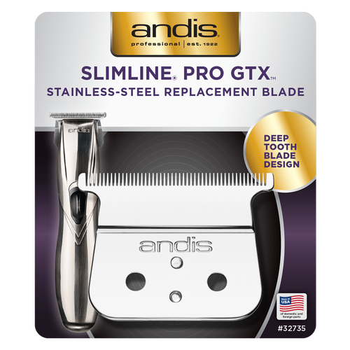 Andis Slimline Pro GTX WIDE BLADE REPLACEMENT Blades Comfort Edge #32735
