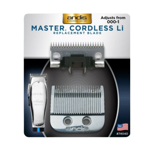 Andis MASTER Cordless LI #74040 REPLACEMENT BLADES Adjusts from 000-1