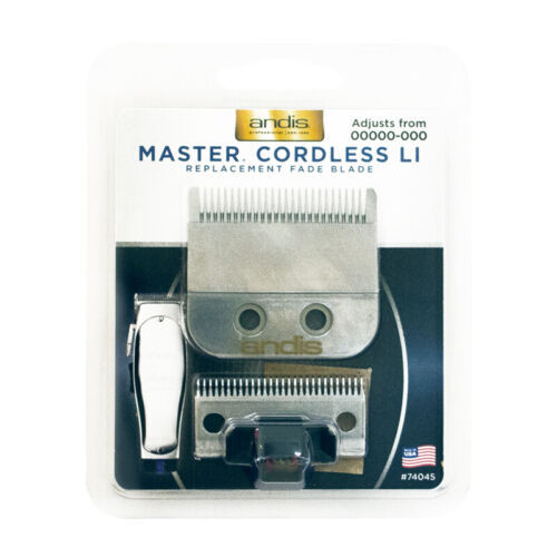 Andis MASTER Cordless LI #74045 REPLACEMENT FADE BLADES Adjusts from 00000-000