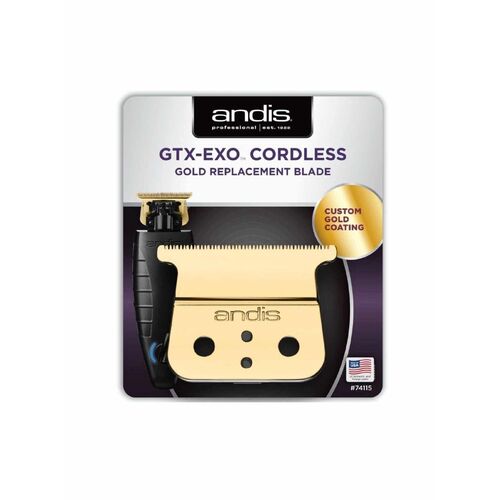 Andis GTX - EXO Cordless GOLD REPLACEMENT Blades #74115