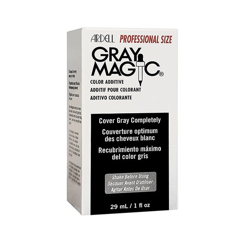 Ardell Gray Magic Color Additive Drops For Resistant Grey Hair Pro Size 29ml
