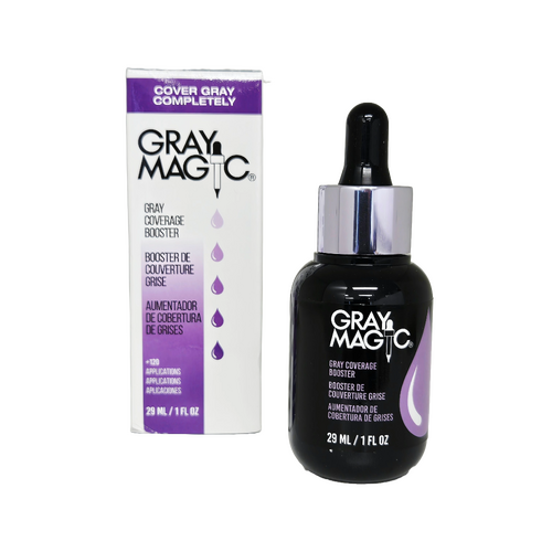 Gray Magic Grey Coverage Booster Color Additive Drops For Resistant Hair - Pro Size 29ml