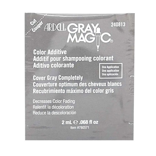 Ardell Gray Magic Color Additive Drops For Resistant Grey Hair 2ml Sachet