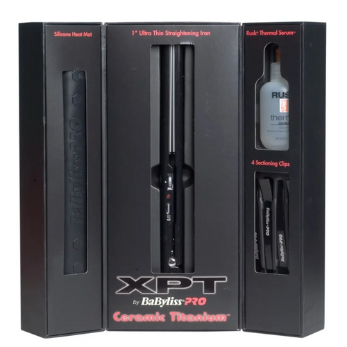 BabylissPro XPT Ceramic Titanium Ultra Thin Straightening Iron