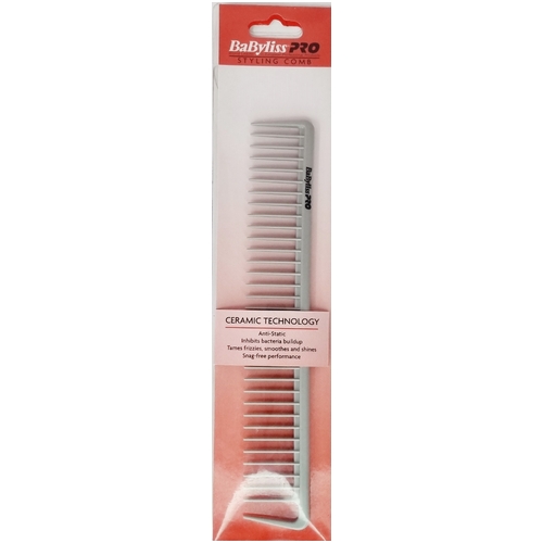 BaByliss Pro Hairdressing Styling Comb - Grey