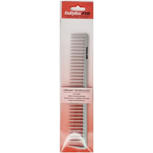 BaBylissPRO Hairdressing Styling Comb – Grey