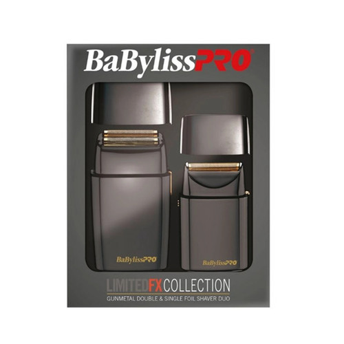 BaBylissPro FX Collection GUNMETAL Single & Double Foil Shaver fade Babyliss Foiler