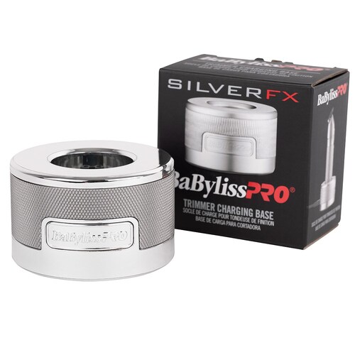 BaBylissPRO SilverFX Hair TRIMMER CHARGING BASE SILVER Edition