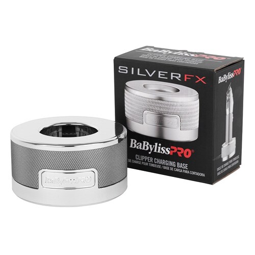 BaBylissPRO SilverFX Hair CLIPPERS CHARGING BASE Silver Edition