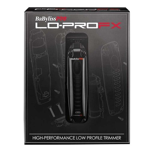 BabylissPRO LO-PROFX BLACK TRIMMER Low Profile Babyliss LO PRO FX