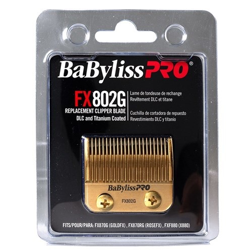 BaBylissPRO Replacement Hair Clipper Taper Blade Gold - FX802G