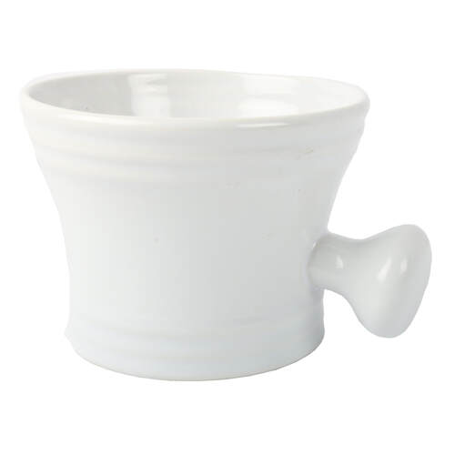 Barber Pro The Shaving Mug WHITE Ceramic