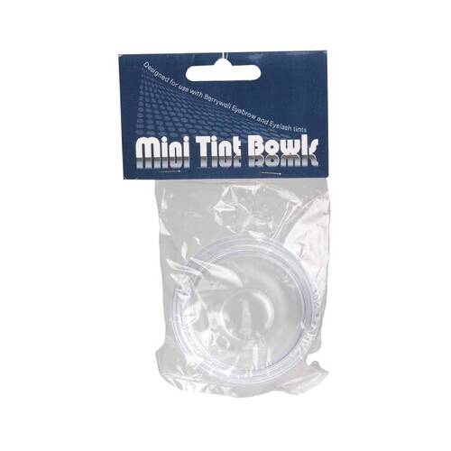 Mini Professional Tint Bowls Colour mixing for Eyebrow & Eyelash Tints x 2 Clear Bowls
