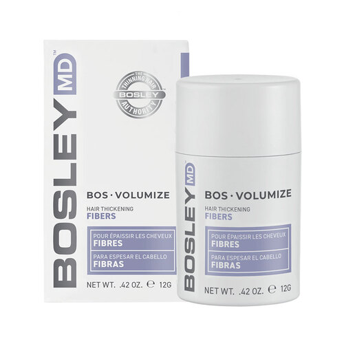 Bosley Dark Brown BOS Volumizie Thickening Keratin Hair Fibers 12g