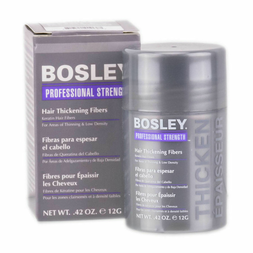 Bosley Medium Brown BOS Volumizie Thickening Keratin Hair Fibers 12g