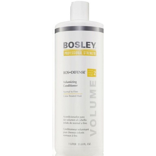 BOSLEY BOS DEFENSE Volumizing Conditioner 1 Litre 1000ml BOSDEFENSE Color Treated Fine Hair 