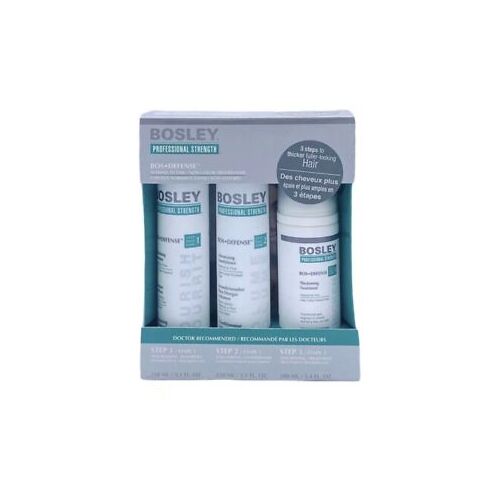 Bosley Bos Defense Starter Pack Normal to Fine Non Colored Hair Bosdefense Treatment
