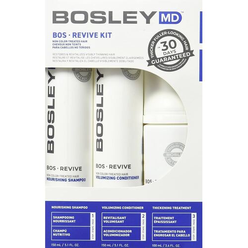Bosley BosRevive Starter Pack Non Colour treated Hair Bos Revive
